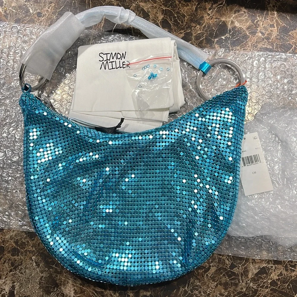 Simon Miller Blue Valley Sequin Bag